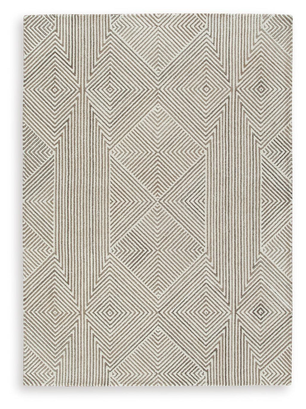 Jadott 5' x 7' Rug in Beige/Brown, alternate view 2
