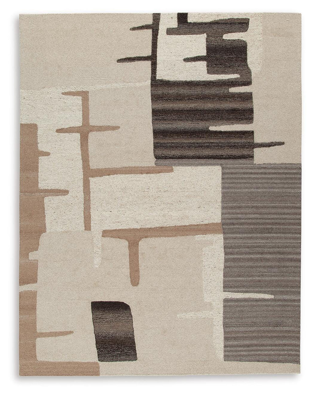 Kencher 8' x 10' Rug in Beige/Brown, alternate view 2