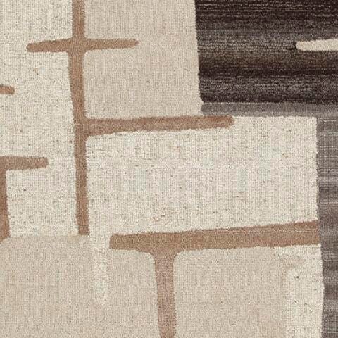 Kencher 8' x 10' Rug in Beige/Brown, fabric swatch