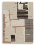 Kencher 5' x 7' Rug in Beige/Brown, alternate view 2