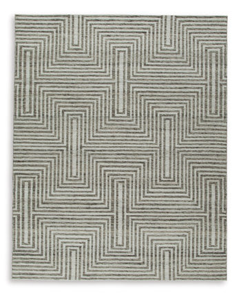 Jossen 8' x 10' Rug in Ivory/Gray