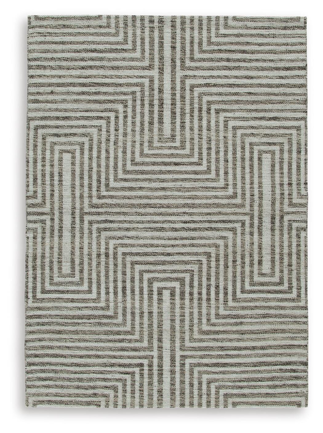 Jossen 5' x 7' Rug in Ivory/Gray, alternate view 2