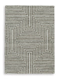 Jossen 5' x 7' Rug in Ivory/Gray
