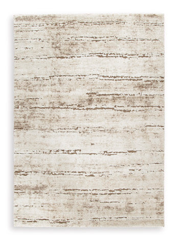 Kasney 8' x 10' Rug in Cream/Brown