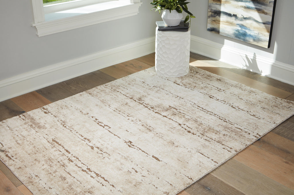 Kasney 8' x 10' Rug in Cream/Brown, alternate view 3