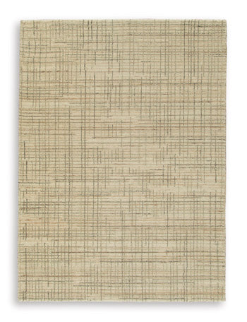 Janston 5' x 7' Rug in Ivory/Gray/Tan