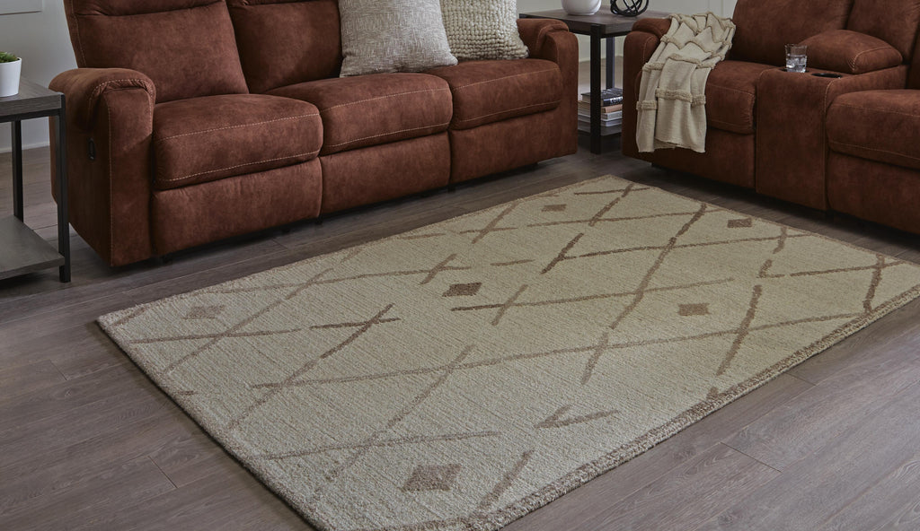 Guyford 5' x 7' Rug in Beige/Brown, alternate view 3