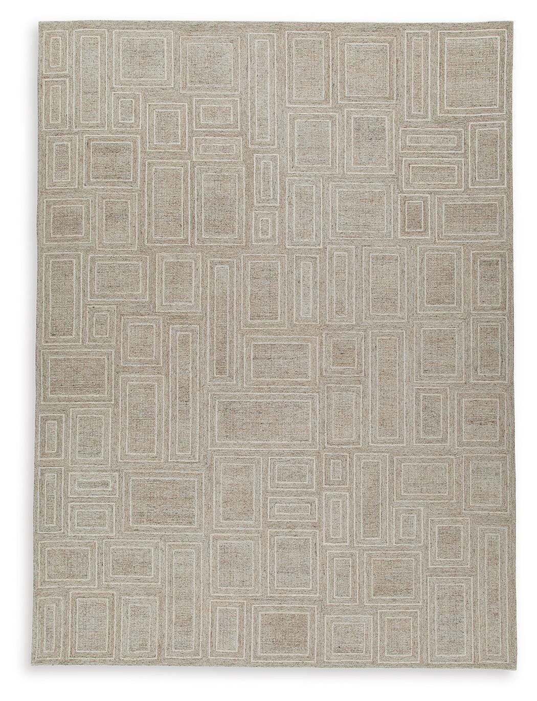 Brickburgh 10' x 14' Rug in Gray/Ivory/Honey, alternate view 2