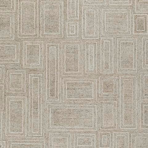 Brickburgh 10' x 14' Rug in Gray/Ivory/Honey, fabric swatch