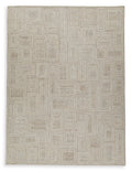 Brickburgh 10' x 14' Rug in Gray/Ivory/Honey