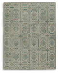 Jossland 8' x 10' Rug in Green/Ivory, alternate view 2