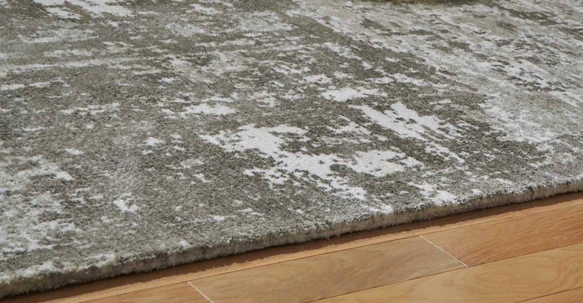 Valmontic 5' x 7' Rug in Gray, detail view