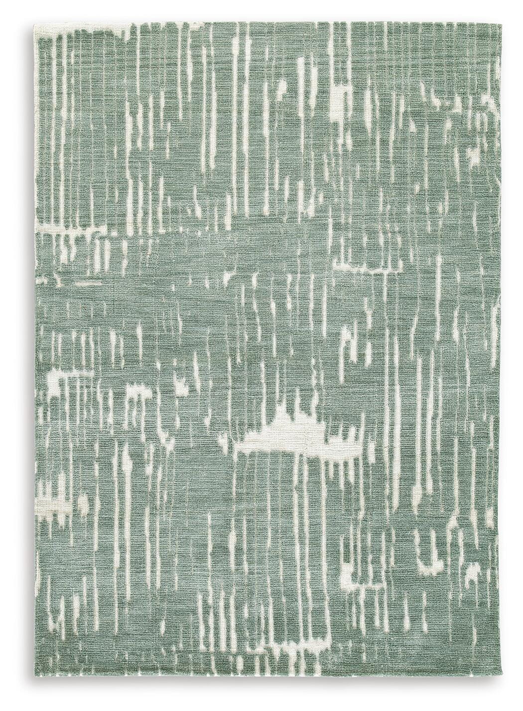 Cayworth 5' x 7' Rug in Teal/White, alternate view 2