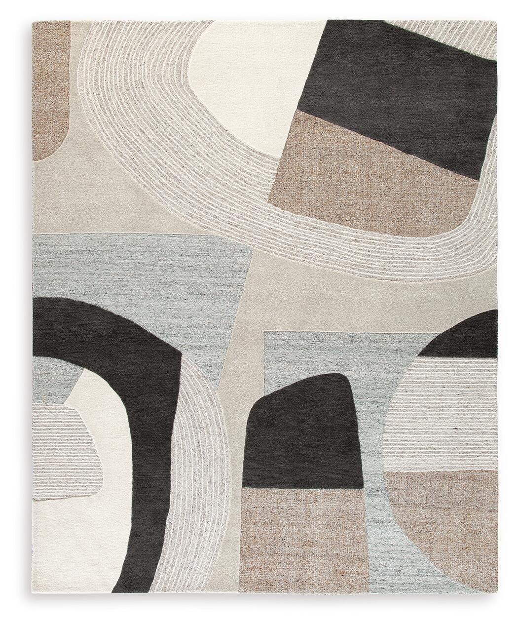 Edrickhill 8' x 10' Rug in Grayish Teal/Taupe/Cream, alternate view 2
