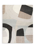 Edrickhill 8' x 10' Rug in Grayish Teal/Taupe/Cream