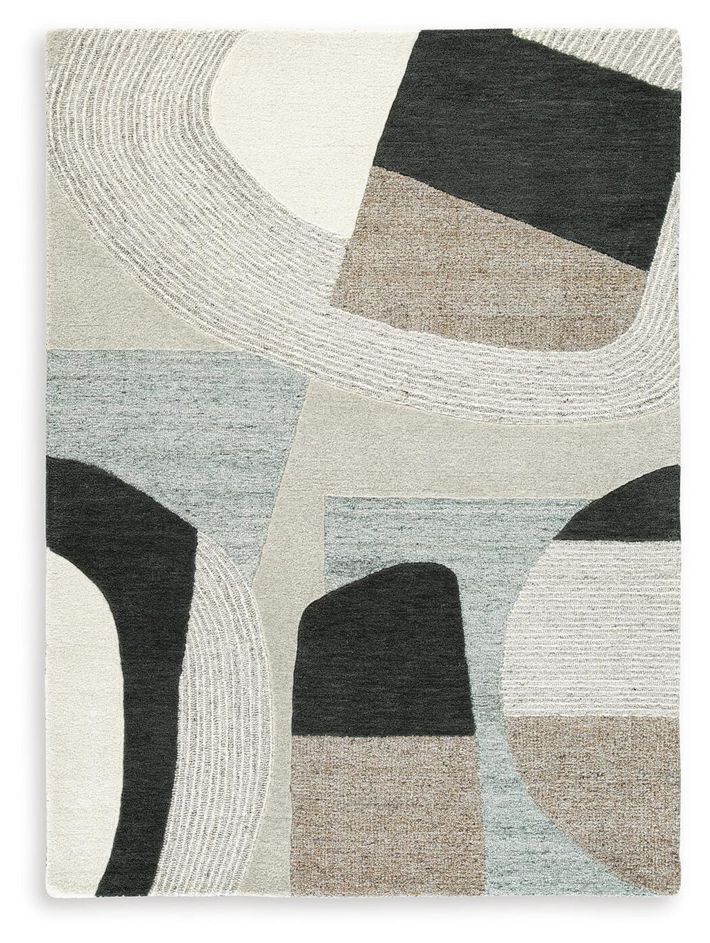 Edrickhill 5' x 7' Rug in Grayish Teal/Taupe/Cream, alternate view 2