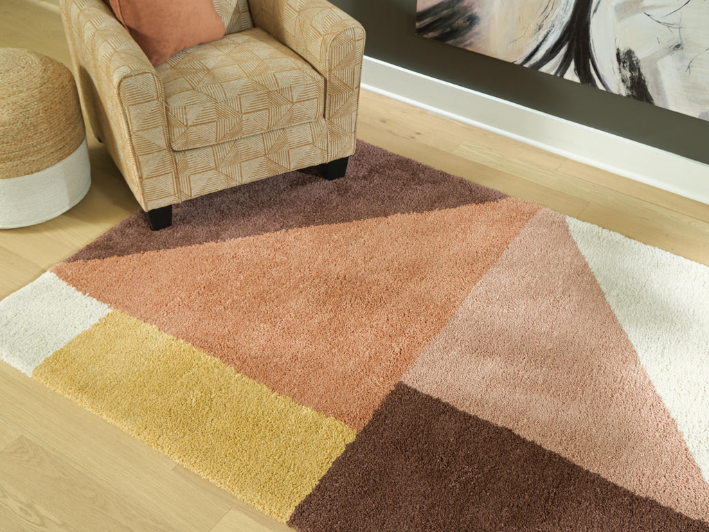 Gailmore 8' x 10' Rug in Cream/Pink/Ocher, lifestyle view