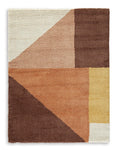 Gailmore 8' x 10' Rug in Cream/Pink/Ocher