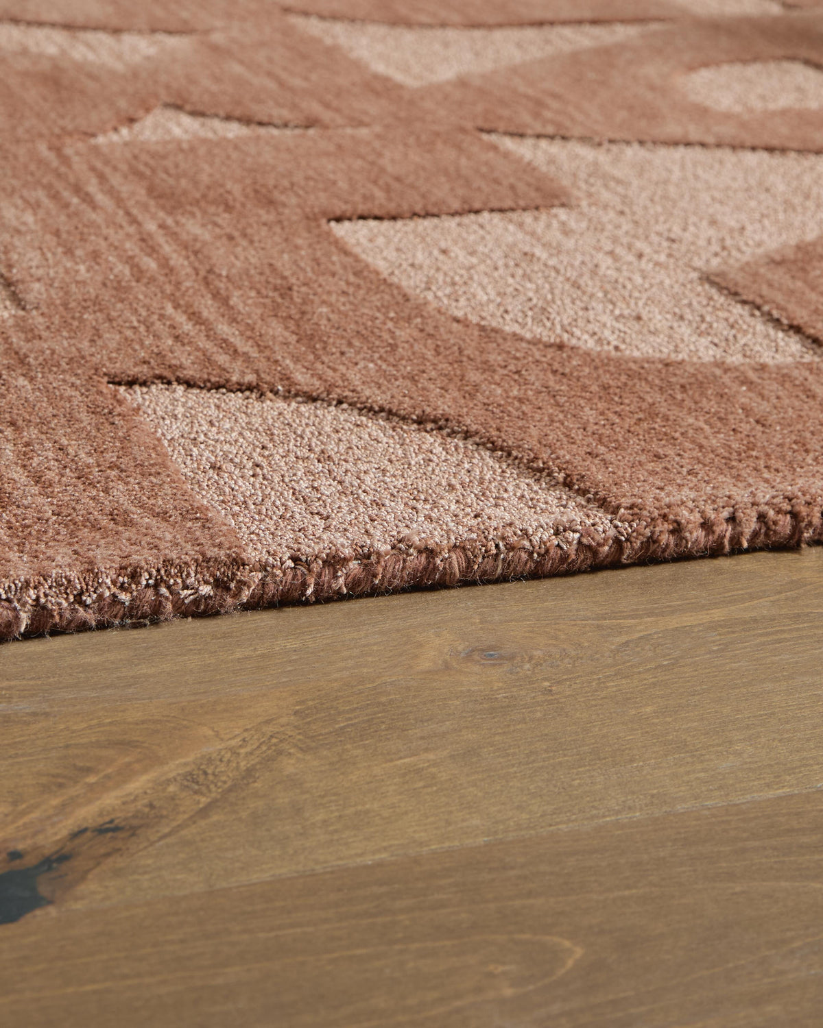 Perrenton 8' x 10' Rug in Clay, detail view