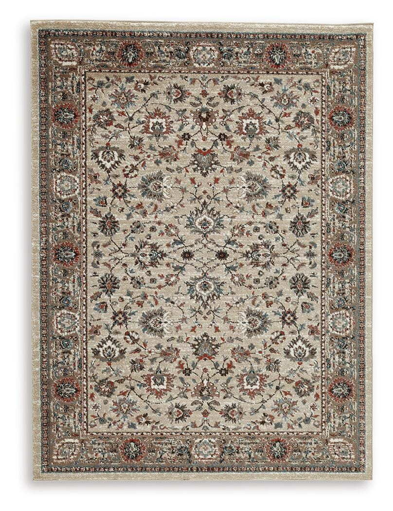 Beritham Large Rug in Blue/Brown/Beige, alternate view 2