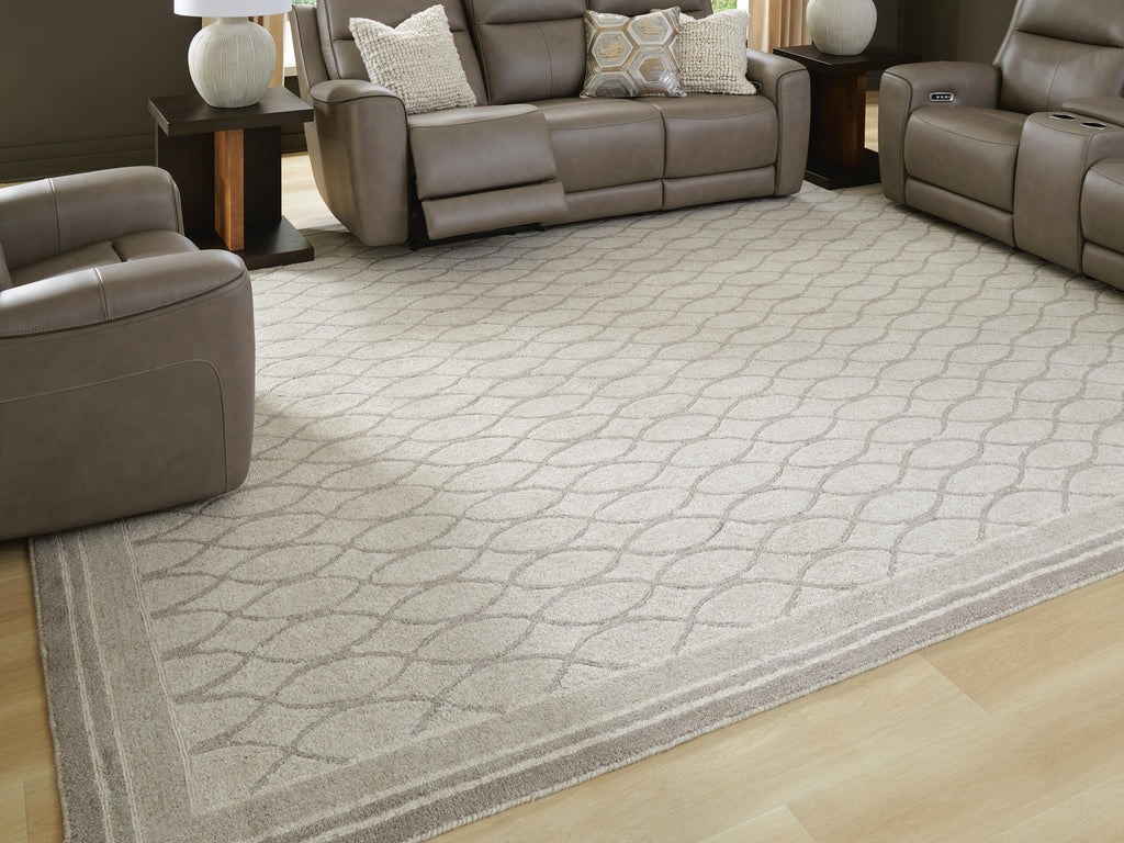Wimney Extra Large Rug in Gray, lifestyle view