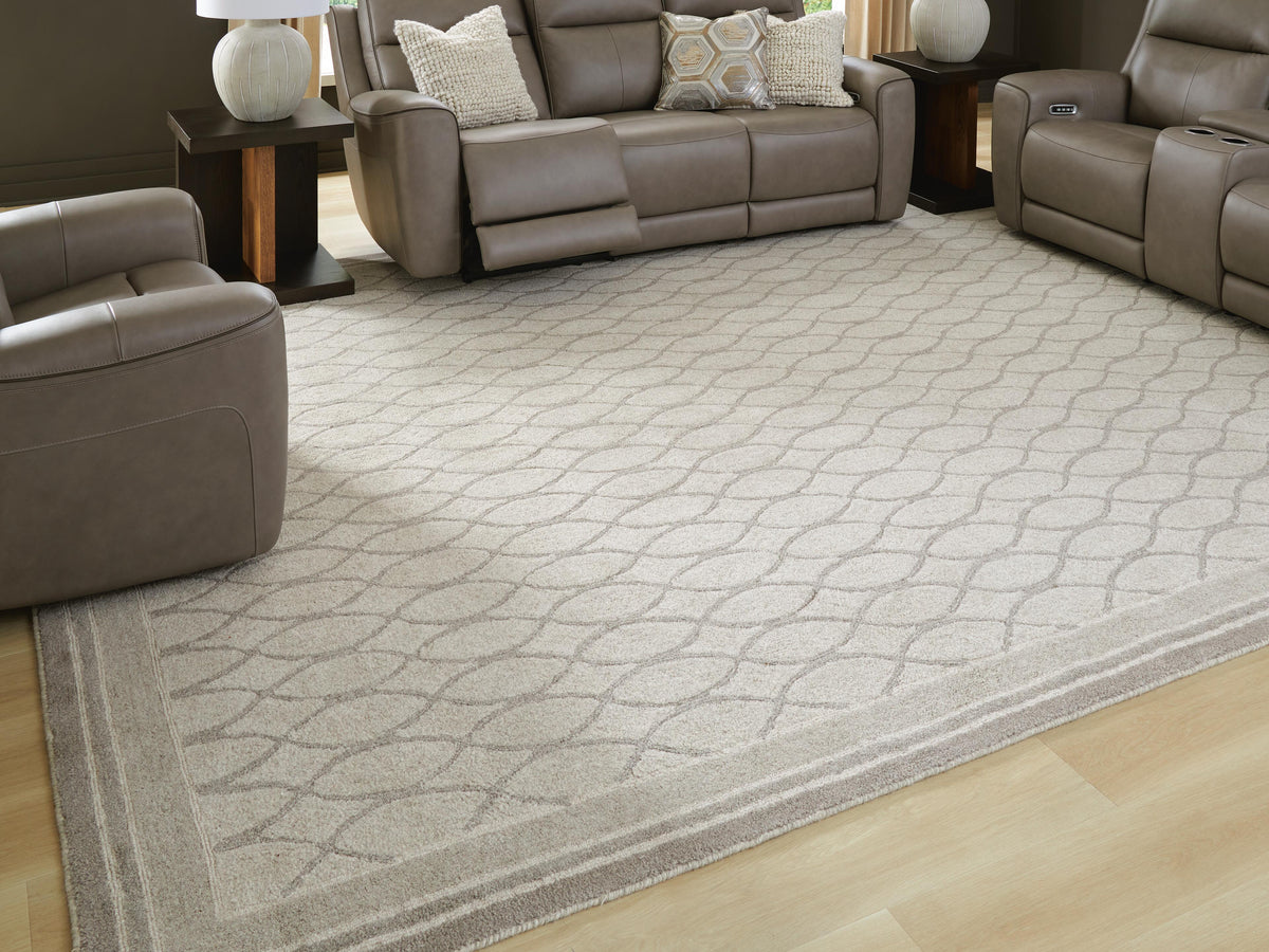 Wimney Extra Large Rug in Gray, lifestyle view