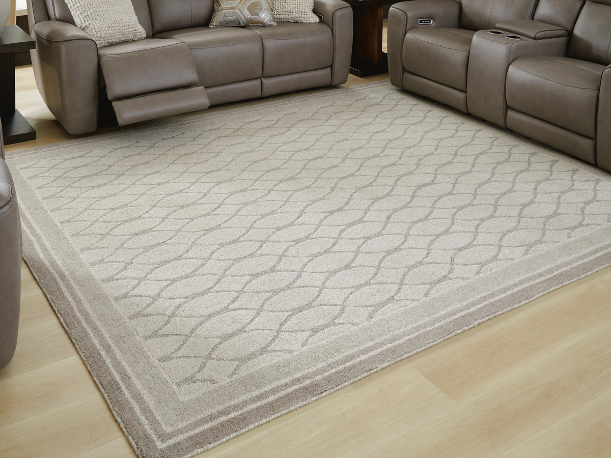 Wimney Large Rug in Gray, lifestyle view