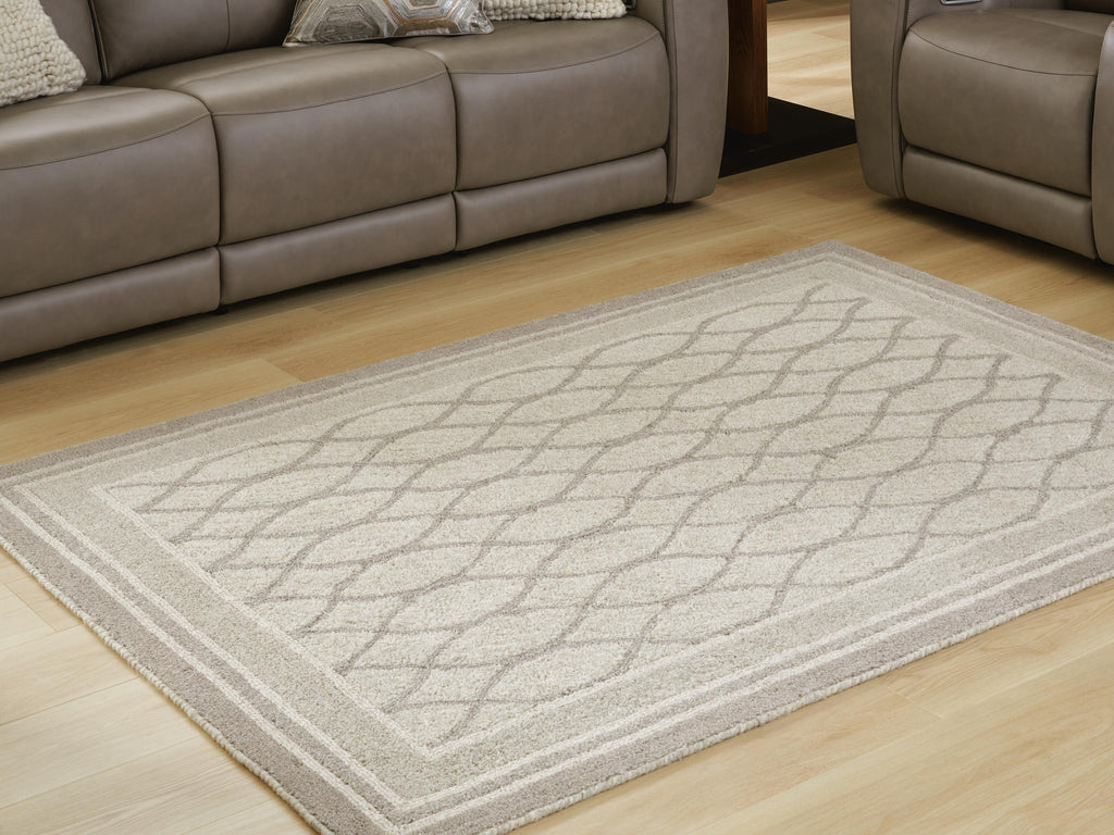 Wimney Medium Rug in Gray, lifestyle view