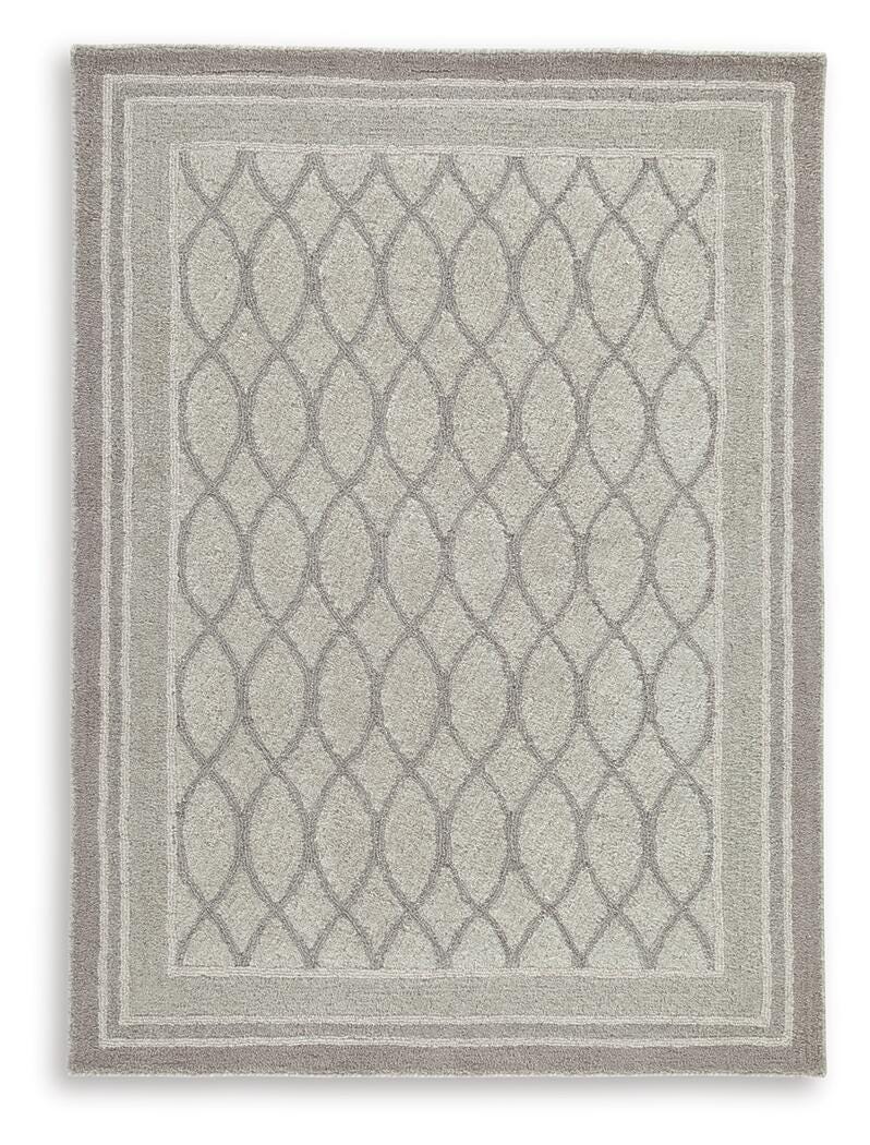 Wimney Medium Rug in Gray, alternate view 2