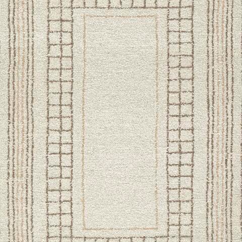 Idaman Medium Rug in Taupe/Brown, fabric swatch