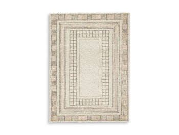 Idaman Medium Rug in Taupe/Brown