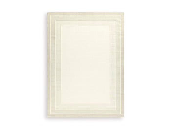 Teelgan Extra Large Rug in Ivory/Tan
