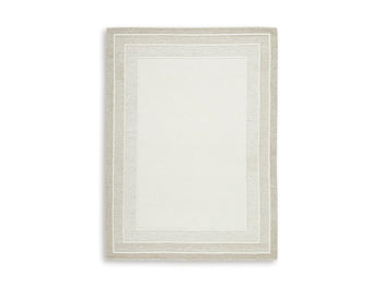 Teelgan Medium Rug in Ivory/Tan