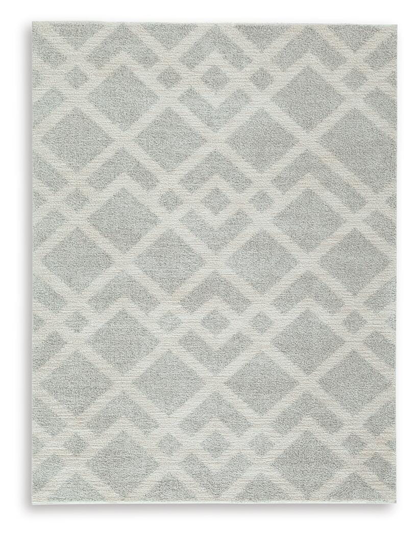 Unawick Medium Rug in Gray/Ivory, alternate view 2