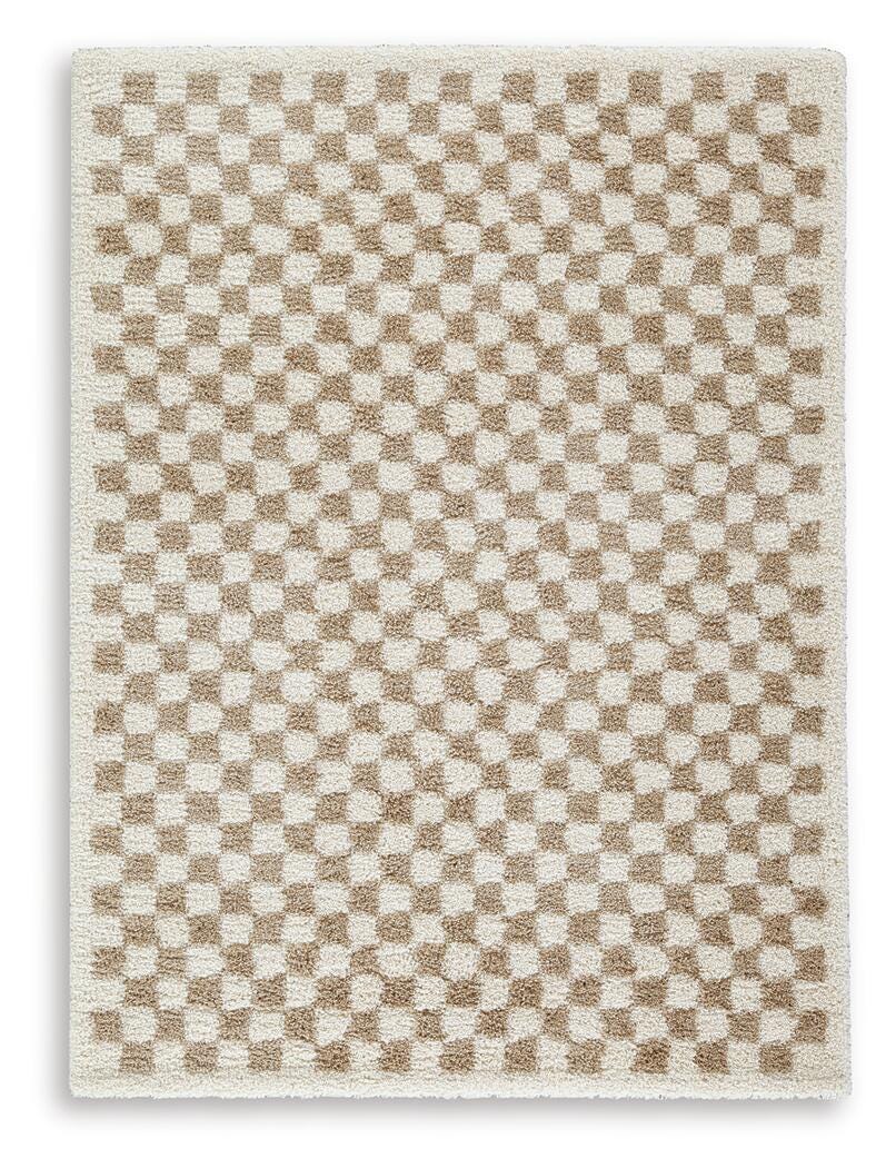 Karamen Medium Rug in Taupe/Ivory, alternate view 2