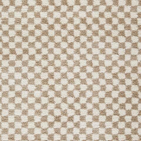 Karamen Medium Rug in Taupe/Ivory, fabric swatch