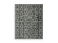 Elderland Washable 7'6" x 9'6" Area Rug in Black/Gray
