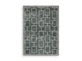Elderland Washable 5' x 7' Area Rug in Black/Gray