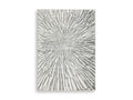 Verland Washable 5' x 7' Area Rug in Gray/White