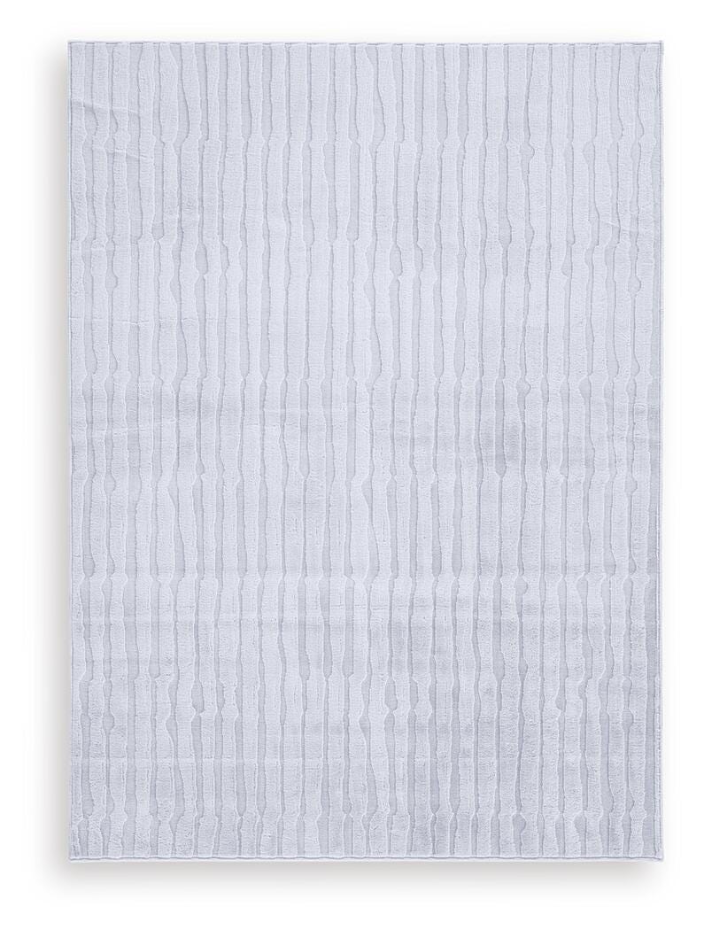 Worthley Washable 5' x 7' Area Rug in Gray, alternate view 2