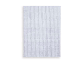 Worthley Washable 5' x 7' Area Rug in Gray