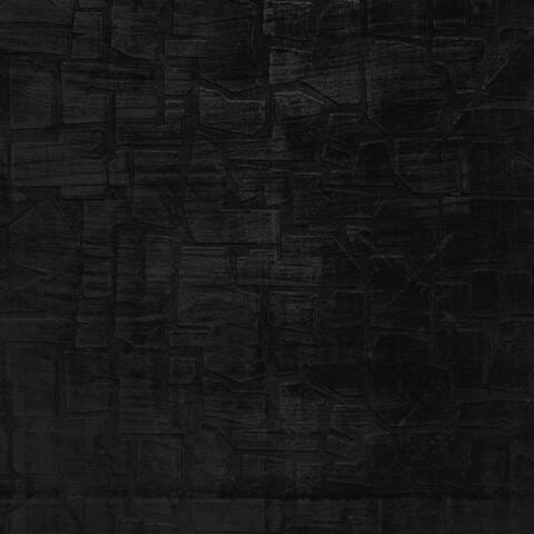 Gibbswell Washable 8' x 10' Area Rug in Black, fabric swatch
