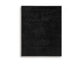 Gibbswell Washable 8' x 10' Area Rug in Black