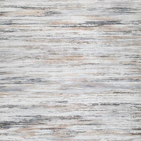 Nace 7'6" X 9'6" Memory Foam Area Rug in Gray/Brown/White, fabric swatch