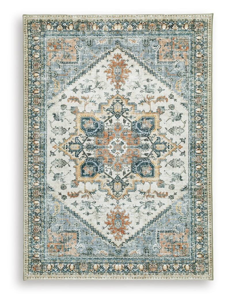 Wallney 5' x 7' Memory Foam Area Rug in Multi, alternate view 2