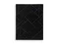 Marav 7'8" x 10' Area Rug in Black/White