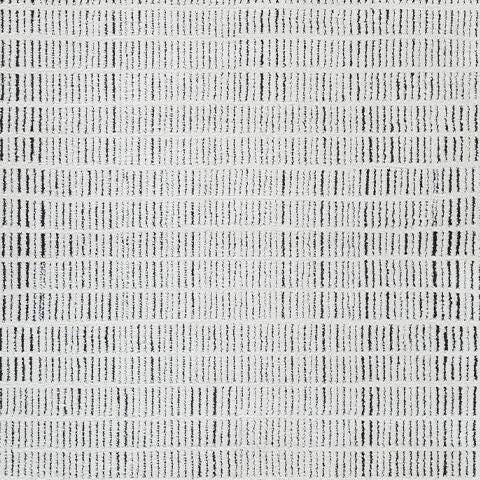 Turinwith 5'3" x 7' Area Rug in Ivory/Black, fabric swatch