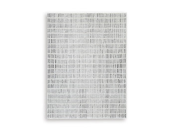 Turinwith 5'3" x 7' Area Rug in Ivory/Black