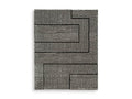 Kurtmen 7'10" x 9'10" Area Rug in Black/Ivory