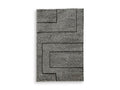 Kurtmen 5' x 7' Area Rug in Black/Ivory